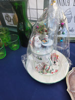 Christmas Teacup Miniature - Handcrafted