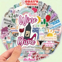 Snarky Satirical Doodle Stickers | Laptops, Water Bottles