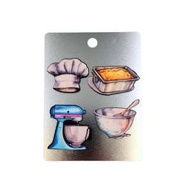 Baking Themed Wood Magnet Sets - Gift For Mom