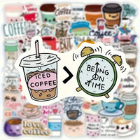 Cute Coffee-Themed Sticker Pack – Fun & Aesthetic Designs