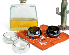 Hand Blown Mezcal Shot Glasses (set of 4) - 2 OZ