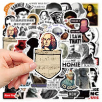Philosophical Puns Sticker Pack: Witty Thinkers' Delight