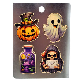 Halloween Jack-O-Lantern Magnet Set - Home Decor