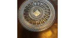 Mikasa Clear Cut Crystal Regal Estate Cake Platter