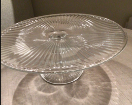 "Radiant Lines" Small Cake Stand/Salver
