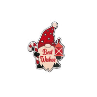 Christmas Gnome Magnets - Fridge Embellishments