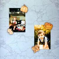 Pumpkin & Apple Picking Magnet Set - Fall Decor