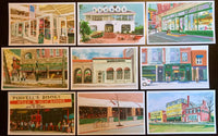 Postcards of Bookshops, Lucky Dip Set, Cool Illustrations