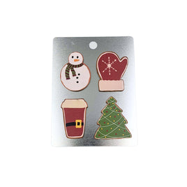 Christmas Cookie Magnets - Cute Fridge Embellishments