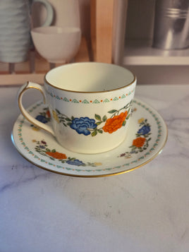 Aynsley Famille Rose Tea Cup