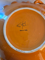 Imported Italian Fruit Bowl - signed by the artist