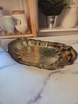 silver tray