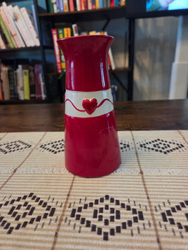 Red Hearts Vase