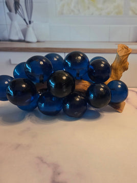 1970's Blue Acrylic Grapes