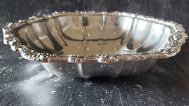 International Silver (silver plated) Rose Pattern Serving Bowl