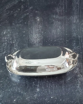 Silver Reed & Barton Covered Serving Dish - Mayflower Pattern